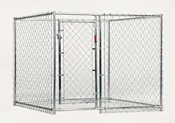 Lucky Dog 5-Feet L by 5-Feet W by 4-Feet H Chain-link Kennel