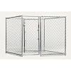 Lucky Dog 5-Feet L by 5-Feet W by 4-Feet H Chain-link Kennel
