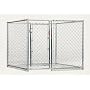 Lucky Dog 5-Feet L by 5-Feet W by 4-Feet H Chain-link Kennel