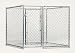 Lucky Dog 5-Feet L by 5-Feet W by 4-Feet H Chain-link Kennel