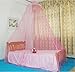CdyBox Baby Mosquito Net Baby Toddler Sleeping Bed Crib Canopy Lace Netting Soft Breathable