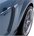 3dCarbon 691019 05-09 Ford Mustang Quarter Panel Side Scoops Painted - GRABBER ORANGE...