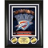 Oklahoma City Thunder Inaugural Season 24KT Gold Coin Photo Mint