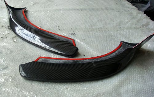 Carbon Fiber Front Lip Spoiler For Audi A4 B7 2006-2007