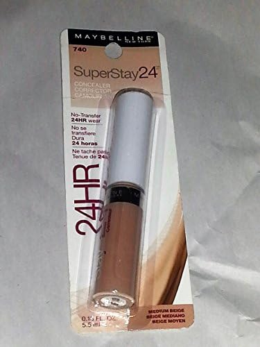 Maybelline Spstay Concealer Med Bge 0.18 Oz, Pack of 6