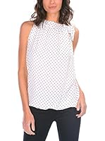 Bleu Marine Blusa (Blanco)