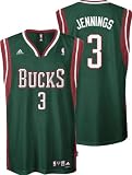 Brandon Jennings Green adidas NBA Swingman Milwaukee Bucks Jersey