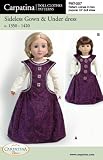 Medieval Sideless Gown ~ Pattern in 2 Sizes: For 18