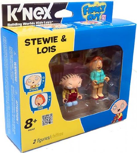 K'nex Family Guy-Stewie and Lois Buildable Figures