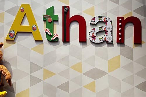 Wooden nursery letters custom baby name block letters nursery decor or wall art