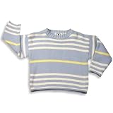 Kitestrings - Toddler Boys Knit Sweater, Lt. Blue, White (Size 3T)