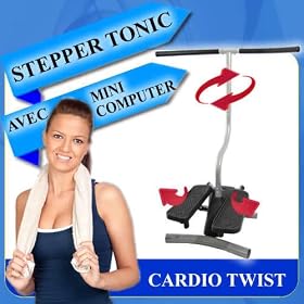 PRO STEPPER TONIC - CARDIO TWISTER avec MINI COMPUTER