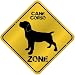 New  Cane Corso Zone - Old / Vintage  Crossing Sign Dog