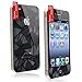 Leegoal(TM) 3D Diamond Front+Back Screen Cover Protector Film Guard Set compatible with Apple iPhone 4 4s