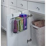 InterDesign 56270 Axis Over Cabinet Basket Bathroom Hardware Set