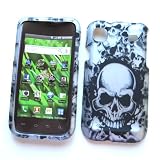 51X9rYybwtL. SL160  Samsung Vibrant T959 Galaxy S (T Mobile) Rubberized Snap On Protector Hard Case Skullerific Design