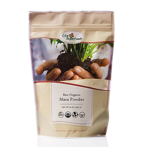 Live Superfoods (tm) - Organic Maca Powder - 16 oz bag