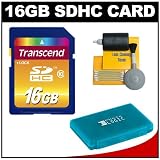 Transcend 16GB SecureDigital Class 10 Memory Card + SD Hard Case + Cleaning Kit for Nikon Coolpix Digital Cameras Transcend 16GB SecureDigital Class 10 Memory Card + SD Hard Case + Cleaning Kit for Nikon Coolpix Digital Cameras