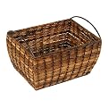 Prism Woven Log Basket - Natural