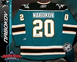 Evgeni Nabokov San Jose Sharks Teal Reebok Premier Jersey - NHL Replica Adult Jerseys