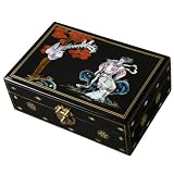 Goddess Lacquer Jewelry Box - Black