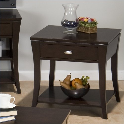Jofran 629 Series End Table in Manhattan Espresso