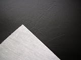 BLACK VINYL FAUX LEATHER FROM THE FABRIC BARN , LEATHERETTE UPHOLSTERY FABRIC - ATLANTA by the metre