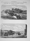 1875 CLAY HILL RAILROAD SAN FRANCISCO CALIFORNIA TRAIN