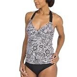 Liz Lange for Target Crossover Halterkini - Black/White