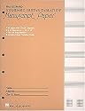 Guitar Tablature Manuscript Paper  6 Stave