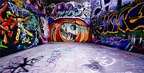 Wall Mural Graffiti Wall Decor, 82''X118''