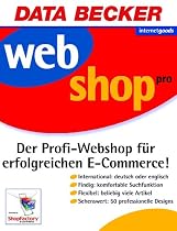 Webshop Pro, CD-ROM Der Profi-Webshop für erfolgreichen E-Commerce. Für Windows 95C/98(SE)/ME/NT4(SP6)/2000