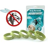 Mosquitavert All Natural Mosquito Repellent Bracelets - Five (5) Pack - Deet Free - Deters Bugs for Hours - Natural Oil Bug Repellent - Kid Safe Bracelet