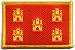 Écusson brodé Flag Patch France Poitou Charentes - 8 x 6 cm