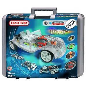 Erector Motorized Special Edition Mechanical Workshop Set, 727 Pieces by 