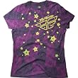 Fly Racing Starpower Women's Short-Sleeve Sportswear Shirt - Purple