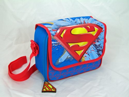 ZAK! SUPERMAN RECORD STYLE LUNCHBAG