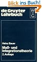 Ma�- und Integrationstheorie (Gruyter - de Gruyter Lehrb�cher) (De Gruyter Lehrbuch)