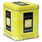 Bentley's Royal Classic Lemon Tea, 50-Count Tins (Pack of 4)