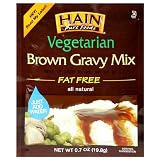 Hain Pure Foods Vegetarian Brown Gravy Mix, .7-Ounce Packets (Pack of 24) by Hain Best Price