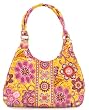 Vera Bradley Bali Gold Large Hobo Bag Purse