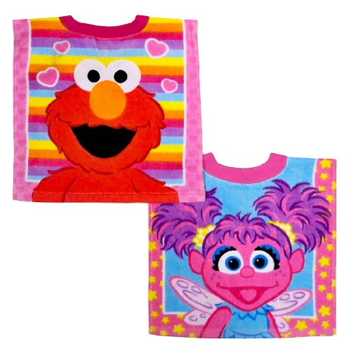 Sesame Street Sesame Street Pullover Bib Set,Girl, 2-Count