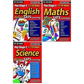Action Learning SATS Key Stage 3 Triple Pack 1 (English, Maths, Science)