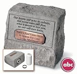 Personalized Memento Pet Memorial Head Stone Headstone Memorials Hearts Ache