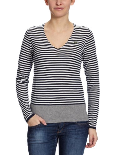 Lacoste Damen Pullover AF2585-00, Gr. 40, Mehrfarbig (GSB)