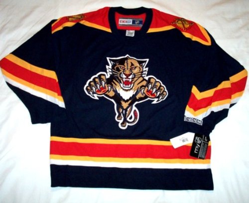 Florida Panthers Hockey Jersey CCM 550 Blue (Blank) Xxl