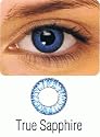 Non Prescription Color Contact Lenses 2 Tone - True Sapphire
