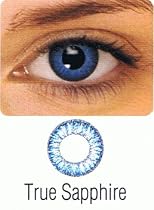 Non Prescription Color Contact Lenses 2 Tone - True Sapphire