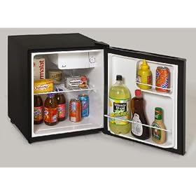 Avanti RM1711B 1.7 cu. ft. Compact Refrigerator with Adjustable Leveling Legs, Tall Bottle... by AVANTI