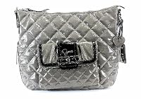 Guess Medium Hobo Jive Tote Women's Grey Multi Carryall PG304302